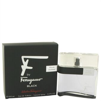 F Black by Salvatore Ferragamo - Eau De Toilette Spray 100 ml - til mænd