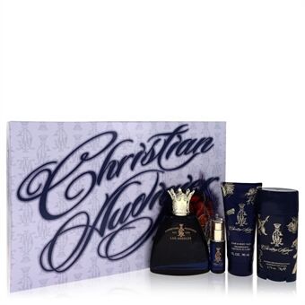 Christian Audigier by Christian Audigier - Gift Set -- 3.4 oz Eau De Toilette Spray + .25 oz MIN EDT + 3 oz Body Wash + 2.75 Deodorant Stick - til mænd