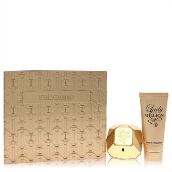 Lady Million by Paco Rabanne - Gift Set -- 2.7 oz Eau De Parfum Spray + 3.4 oz Body Lotion - til kvinder