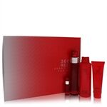 Perry Ellis 360 Red by Perry Ellis - Gift Set -- 3.4 oz Eau De Toilette Spray + .25 oz Mini EDT Spray + 6 oz Body Spray + 3 oz Shower Gel - til mænd