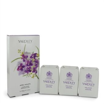 April Violets by Yardley London - 3 x 104 ml Soap 104 ml - til kvinder