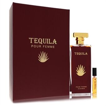 Tequila Pour Femme Red by Tequila Perfumes - Eau De Parfum Spray + Free .17 oz Mini EDP Spray 100 ml - til kvinder