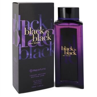 Black is Black by Nu Parfums - Eau De Parfum Spray 100 ml - til kvinder