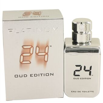24 Platinum Oud Edition by ScentStory - Eau De Toilette Concentree Spray  + 0.8 oz {Pocket Spray (Unisex) 100 ml  100 ml  Eau De Toilette Concentree Spray  + 0.8 oz Pocket Spray (Unisex) - til mænd