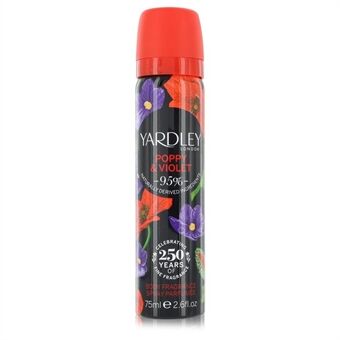Yardley Poppy & Violet by Yardley London - Body Fragrance Spray 77 ml - til kvinder