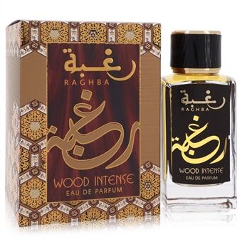 Raghba Wood Intense by Lattafa - Eau De Parfum Spray (Unisex) 100 ml - til kvinder