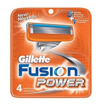 Gillette Fusion Power Barberblade - 4 Stk.