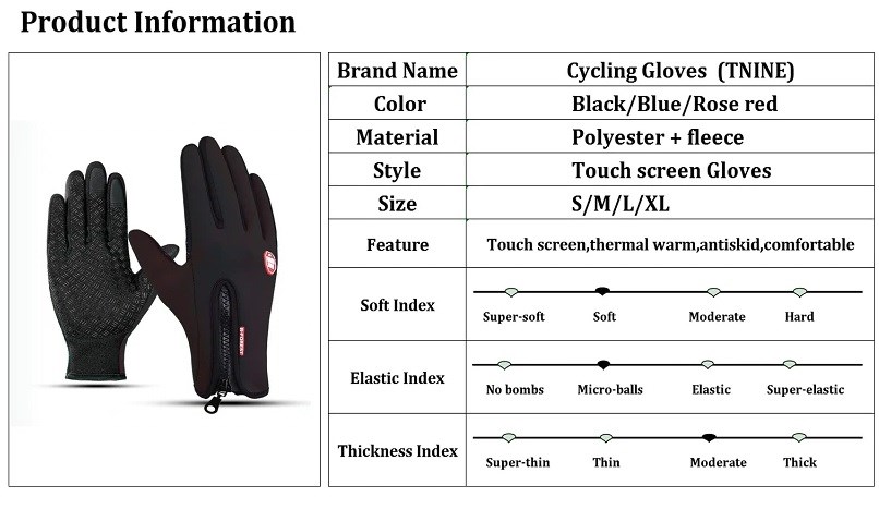 Touch handsker UNISEX - Str. 9-10, håndflade 22-24 cm - XL - Pink