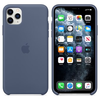 iPhone 11 Pro Max Silikone cover - Blå