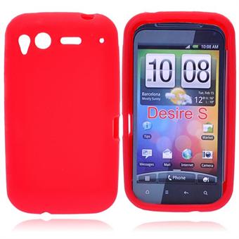 HTC Desire S silicone cover (Rød)
