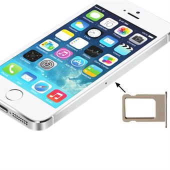 Nano sim kort holder iPhone 5/5S (Guld)