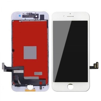 LCD & Touchskærm Display til iPhone 7 Plus - Hvid