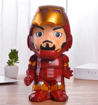 Sparegris med Ironman - Dekorationsfigur - Superhero