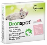 Dronspot Spot-On Ormekur til Kat 0,5 –2,5 kg – Nem behandling uden tabletter - 2 pipetter