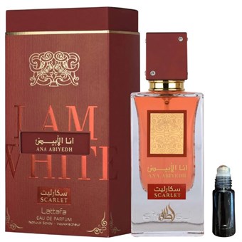 Lattafa Perfumes Ana Abiyedh Scarlet - Eau de Parfum - Roll On - 5 ml