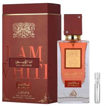Lattafa Perfumes Ana Abiyedh Scarlet - Eau de Parfum - Duftprøve - 5 ml