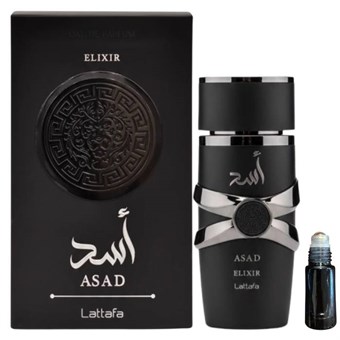 Lattafa Perfumes Asad Elixir - Eau de Parfum - Roll On - 5 ml