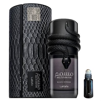 Lattafa Perfumes Musamam Black Intense - Eau de Parfum - Roll On - 5 ml