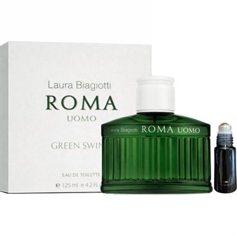 Laura Biagiotti Roma Uomo Green Swing - Eau de Toilette - Roll On - 5 ml