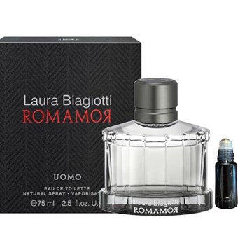 Laura Biagiotti Romamor Uomo - Eau de Toilette - Roll On - 5 ml