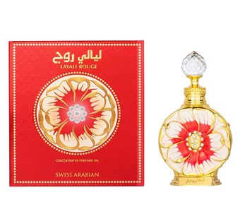 Swiss Arabian Layali Rouge - Koncentreret Parfume Olie - 15 ml - Kvinde