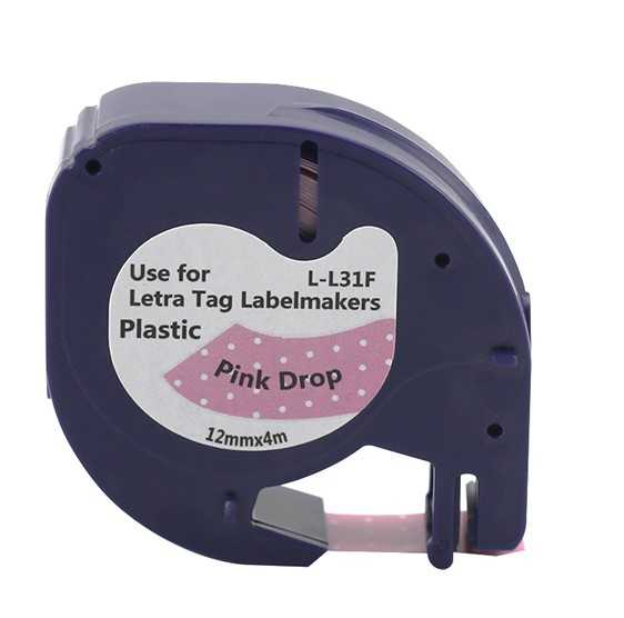 Dymo LetraTag Pink 12mm × (L-L31F)