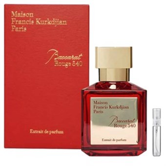 Maison Francis Kurkdjian Baccarat Rouge 540 - Extrait De Parfum - Duftprøve - 5 ml