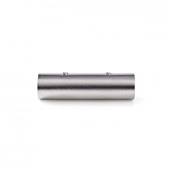XLR adapter | XLR 3-Pin Han | XLR 3-Pin Han | Nikkelplateret | Lige | Metal | Sølv | 10 stk. | Plastikpose