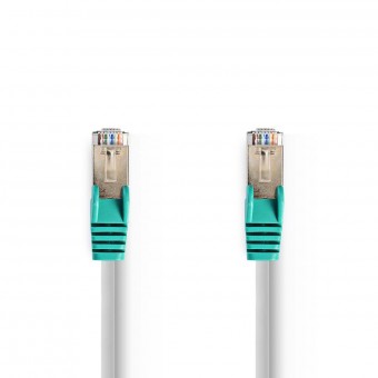 Cat 5e kabel | F/UTP | Kryds over | RJ45 Han | RJ45 Han | 3.00 m | Runde | PVC | Grå | Plastikpose