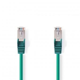 Kat 6 kabel | RJ45 Han | RJ45 Han | S/FTP | 10.0 m | Runde | LSZH | Grøn | Plastikpose