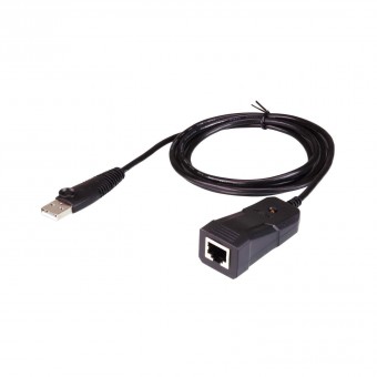 Usb 2.0 Adapter Lige USB Type A - RJ45 Sort