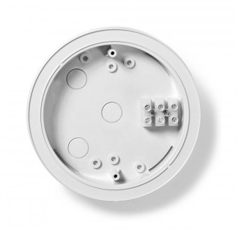 Detektormontering | Diameter: 128 mm | Skrue og stik | 1 stk. | Hvid