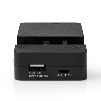 Universal batterioplader | Camera | USB | 3.6 V / 7.4 V | Sort