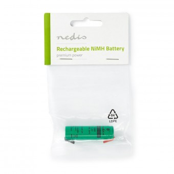 Genopladelige Ni-MH-batteri | 1.2 V | 1100 mAh | Loddeflige | 1-Polybag