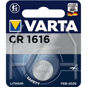 Lithium knapcellebatteri CR1616 | 3 V | 55 mAh | 1-Blister | Sølv
