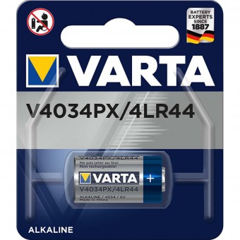 Alkaline batteri LR44 | 6 V | 170 mAh | 1-Blister | Blå / Sølv