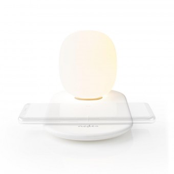 LED-lampe med trådløs oplader | Dimmer - Til produkt | Qi | 10 W | Med dæmpning | Varm Hvid | 3000 K