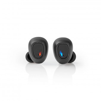 Fuldt Trådløse hovedtelefoner | Bluetooth® | Maksimal batteritid: 5 hrs | Truk kontrol | Opladningsholder | Trådløs opladningsetui | Indbygget mikrofon | Understøtter stemmestyring | Sort
