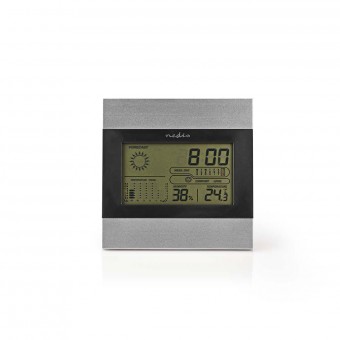 Trådløs vejrstation | Indendørs | Vejrudsigt | Tidsvisning | LCD Display | Alarmurfunktion