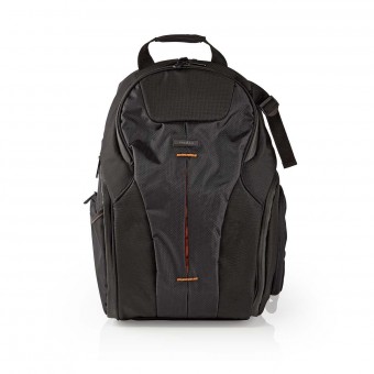 Kamera taske | Backpack | Vandafvisende | 150 mm | 290 mm | 410 mm | Samlet antal rum: 16 | Orange / Sort