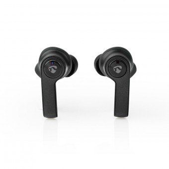 Fuldt Trådløse hovedtelefoner | Bluetooth® | Maksimal batteritid: 3.5 hrs | Truk kontrol | Opladningsholder | Indbygget mikrofon | Understøtter stemmestyring | Ørevinger | Sort