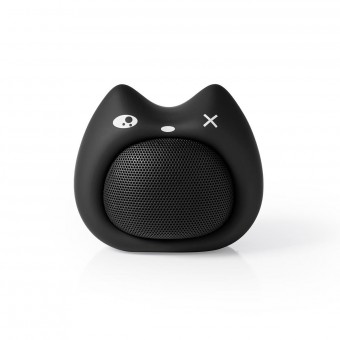 Bluetooth® højttaler | Maksimal batteritid: 3 hrs | Håndholdt design | 9 W | Mono | Indbygget mikrofon | Kan parres | Animaticks Kelly Kitten | Sort
