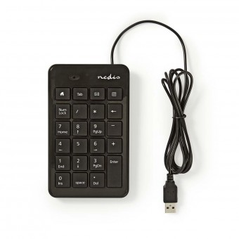 Wired Keyboard | USB | USB Drevet | Kontor | Enhånds | Numerisk | Ja