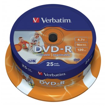 DVD-R Wide Inkjet Printable4.7 GB
