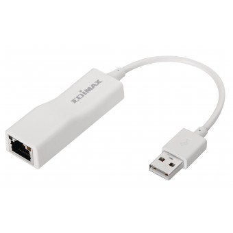 USB 2.0 Fast Ethernet Adapter 10/100 Mbit Hvid