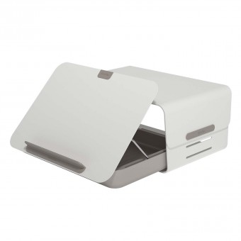 Addit Bento Stand & Værktøjskasse Desk Set 220 20 kg Hvid