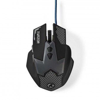 Gaming Mouse | Kabel | DPI: 800 / 1200 / 1600 / 2400 dpi | Ja | Antal knapper: 7 | Nej | Højrehåndet | 1.50 m | LED