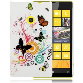 Motiv Plastik Cover Lumia 520 (Butterfly)