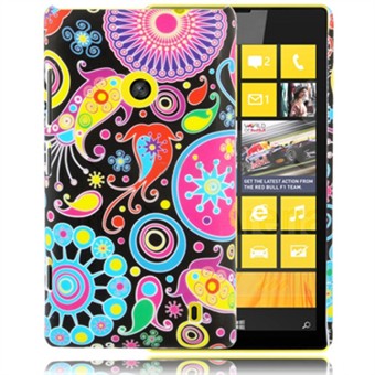 Motiv Plastik Cover Lumia 520 (Hippi)