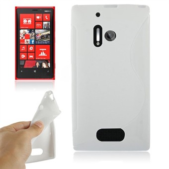 S-Line silikone Cover Lumia 928 (Hvid)
